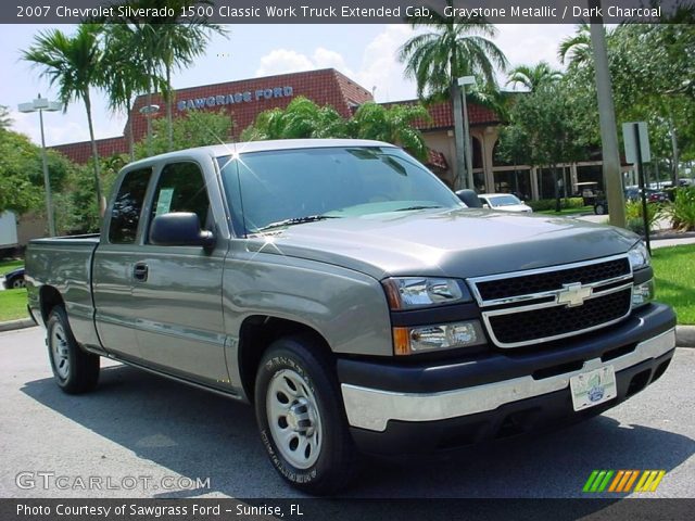 2007 Chevrolet Silverado 1500 Classic Work Truck Extended Cab in Graystone Metallic