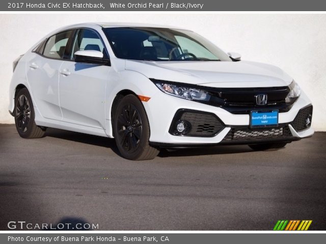 2017 Honda Civic EX Hatchback in White Orchid Pearl