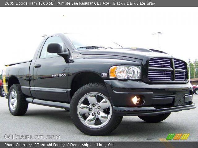 2005 Dodge Ram 1500 SLT Rumble Bee Regular Cab 4x4 in Black