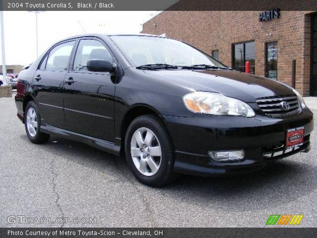 2004 Toyota Corolla S in Black