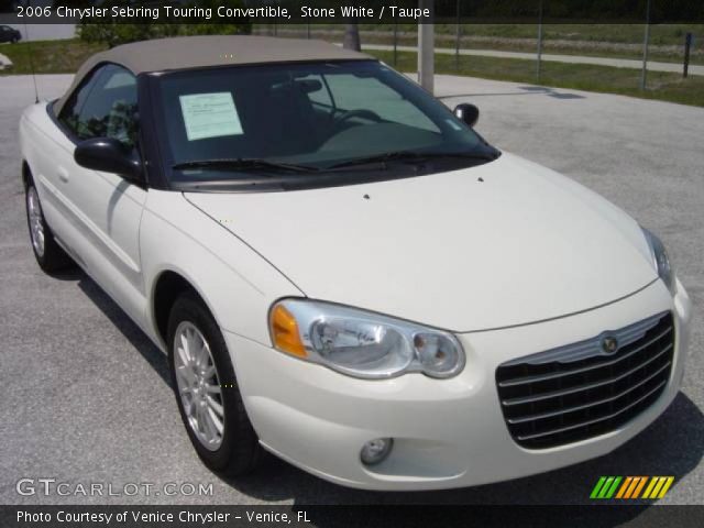 2006 Chrysler Sebring Touring Convertible in Stone White