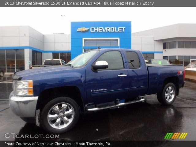 2013 Chevrolet Silverado 1500 LT Extended Cab 4x4 in Blue Topaz Metallic