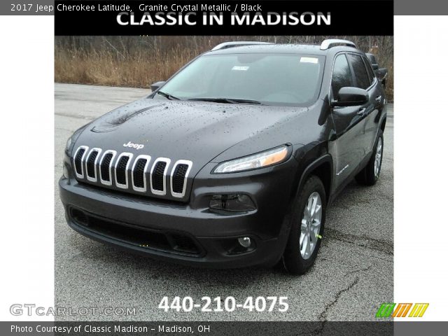 2017 Jeep Cherokee Latitude in Granite Crystal Metallic
