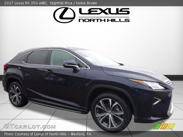 2017 Lexus RX 350 AWD in Nightfall Mica
