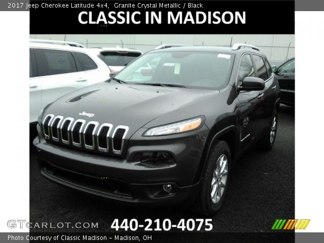 2017 Jeep Cherokee Latitude 4x4 in Granite Crystal Metallic