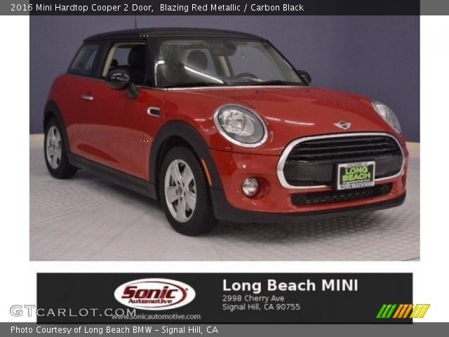2016 Mini Hardtop Cooper 2 Door in Blazing Red Metallic