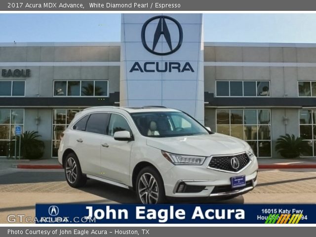 2017 Acura MDX Advance in White Diamond Pearl