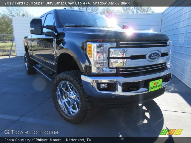 2017 Ford F250 Super Duty Lariat Crew Cab 4x4 in Shadow Black