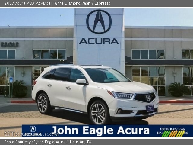 2017 Acura MDX Advance in White Diamond Pearl