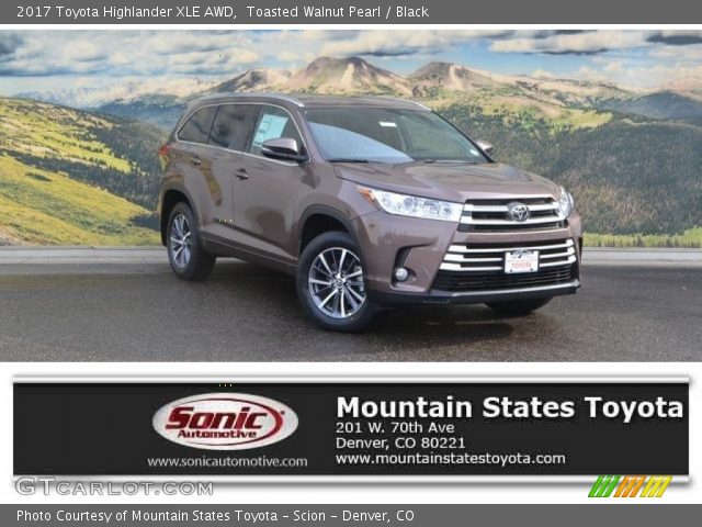2017 Toyota Highlander XLE AWD in Toasted Walnut Pearl