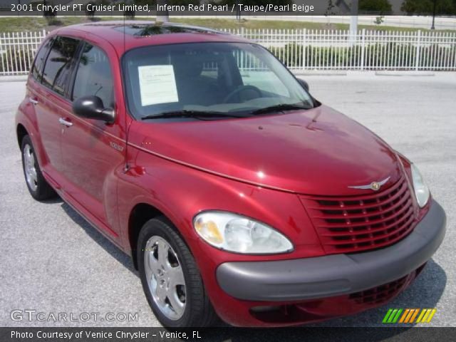 Inferno Red Pearl 2001 Chrysler Pt Cruiser Limited Taupe