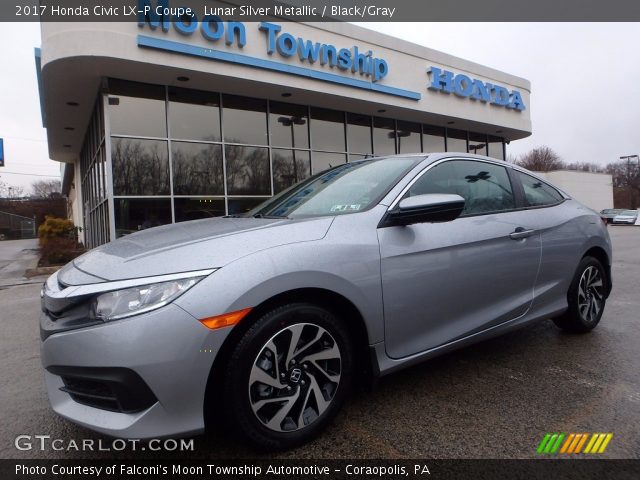 2017 Honda Civic LX-P Coupe in Lunar Silver Metallic