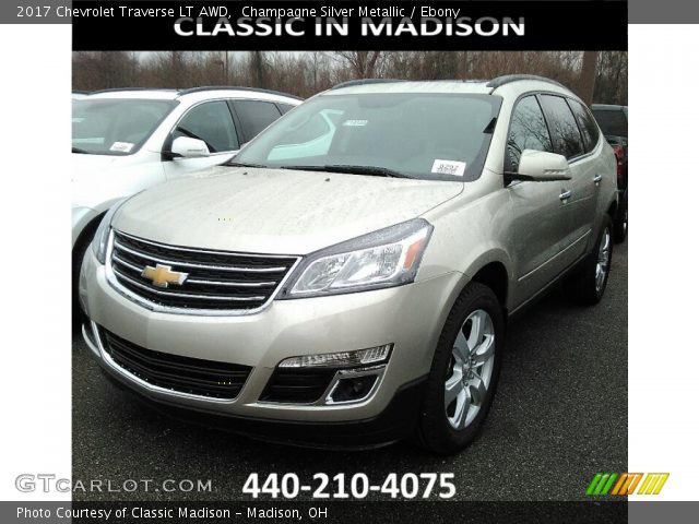 2017 Chevrolet Traverse LT AWD in Champagne Silver Metallic