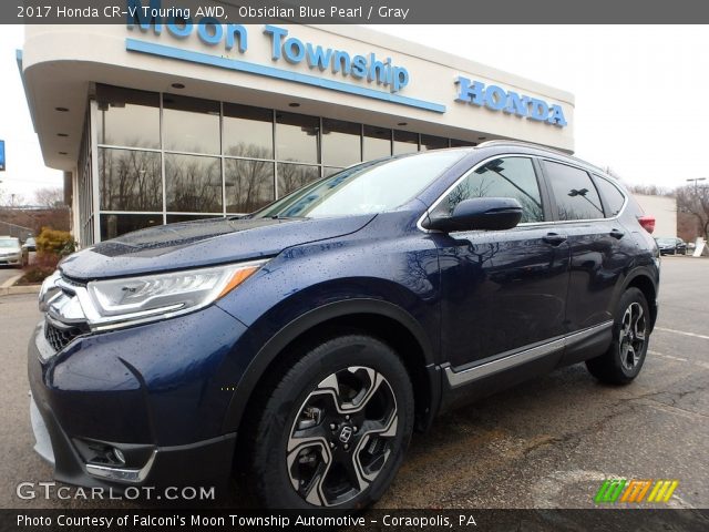 2017 Honda CR-V Touring AWD in Obsidian Blue Pearl