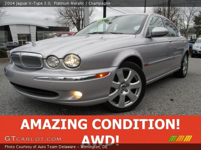 2004 Jaguar X-Type 3.0 in Platinum Metallic