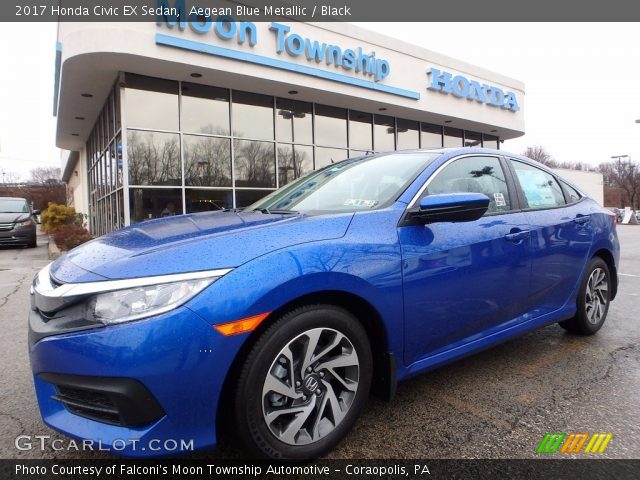 2017 Honda Civic EX Sedan in Aegean Blue Metallic