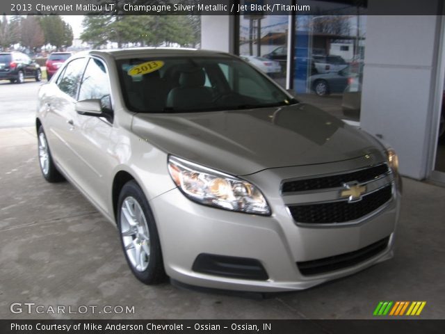 2013 Chevrolet Malibu LT in Champagne Silver Metallic