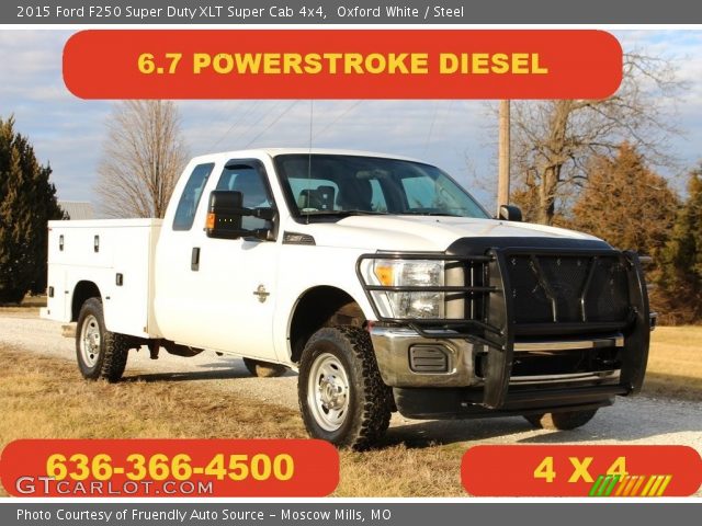 2015 Ford F250 Super Duty XLT Super Cab 4x4 in Oxford White
