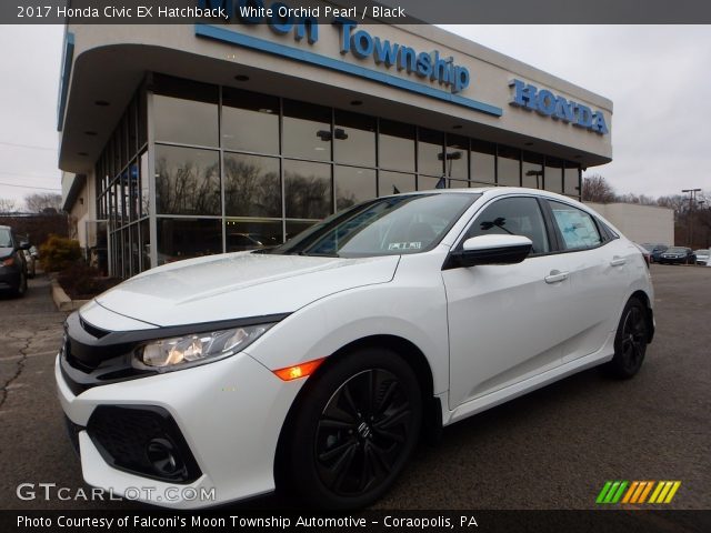 2017 Honda Civic EX Hatchback in White Orchid Pearl