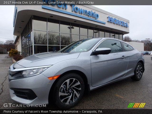 2017 Honda Civic LX-P Coupe in Lunar Silver Metallic