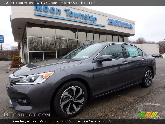 2017 Honda Accord EX-L V6 Sedan in Modern Steel Metallic