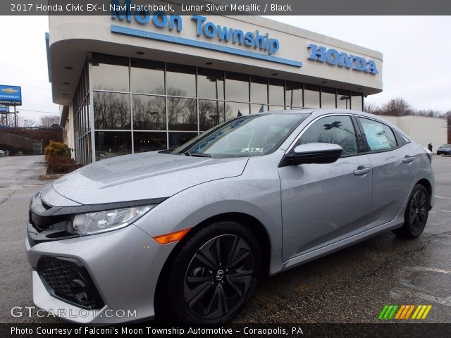2017 Honda Civic EX-L Navi Hatchback in Lunar Silver Metallic