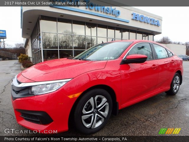 2017 Honda Civic LX Sedan in Rallye Red