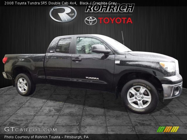 2008 Toyota Tundra SR5 Double Cab 4x4 in Black