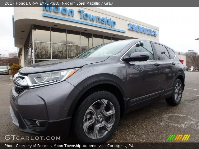 2017 Honda CR-V EX-L AWD in Modern Steel Metallic