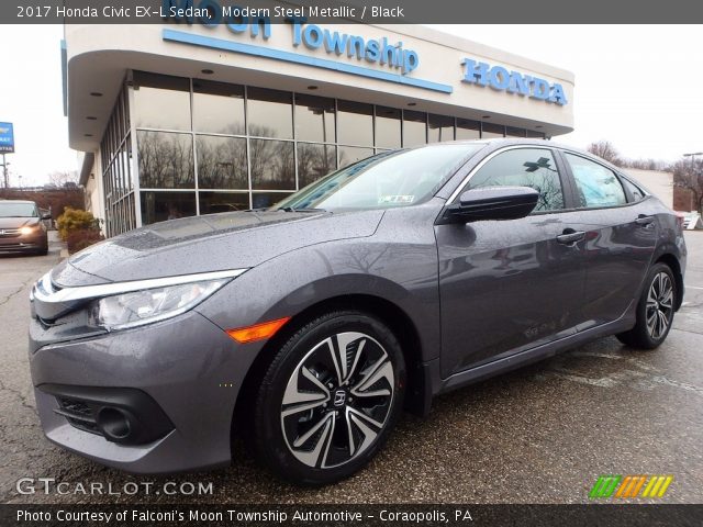 2017 Honda Civic EX-L Sedan in Modern Steel Metallic