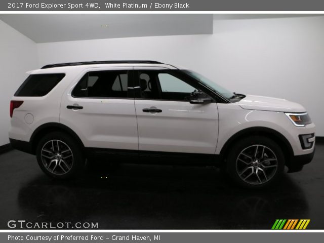 2017 Ford Explorer Sport 4WD in White Platinum