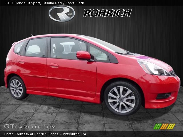 2013 Honda Fit Sport in Milano Red