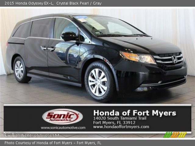 2015 Honda Odyssey EX-L in Crystal Black Pearl