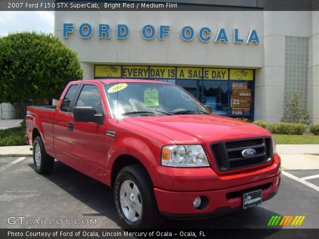 2007 Ford F150 STX SuperCab in Bright Red