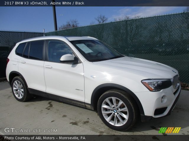 2017 BMW X3 xDrive28i in Alpine White