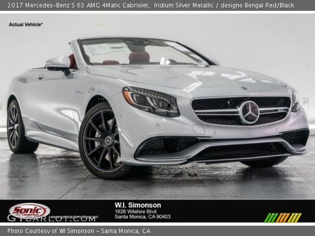 2017 Mercedes-Benz S 63 AMG 4Matic Cabriolet in Iridium Silver Metallic