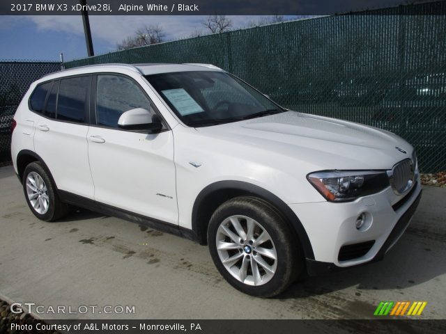 2017 BMW X3 xDrive28i in Alpine White