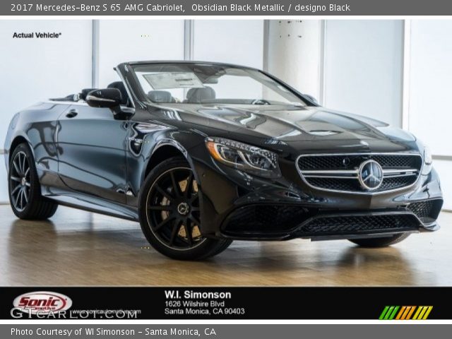 2017 Mercedes-Benz S 65 AMG Cabriolet in Obsidian Black Metallic