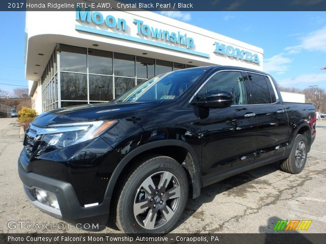 2017 Honda Ridgeline RTL-E AWD in Crystal Black Pearl