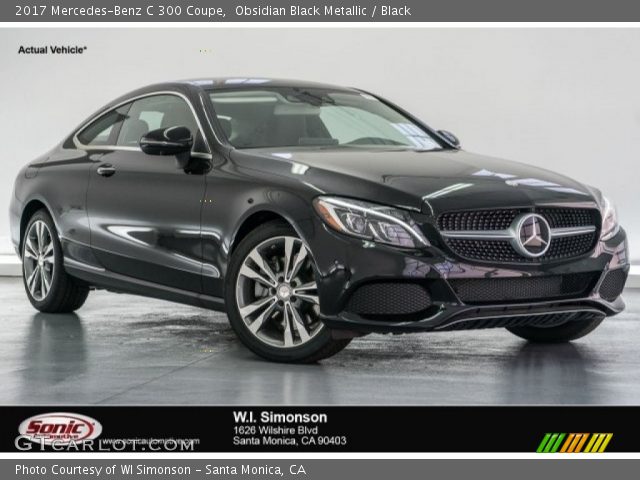 2017 Mercedes-Benz C 300 Coupe in Obsidian Black Metallic