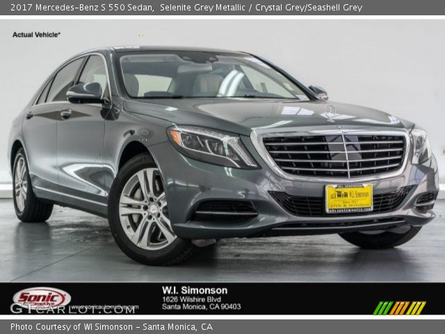 2017 Mercedes-Benz S 550 Sedan in Selenite Grey Metallic