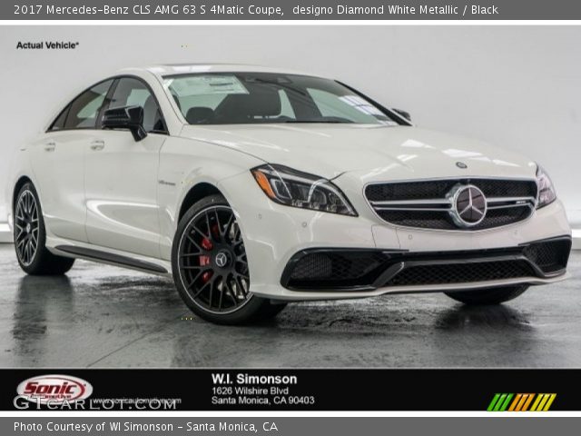 2017 Mercedes-Benz CLS AMG 63 S 4Matic Coupe in designo Diamond White Metallic