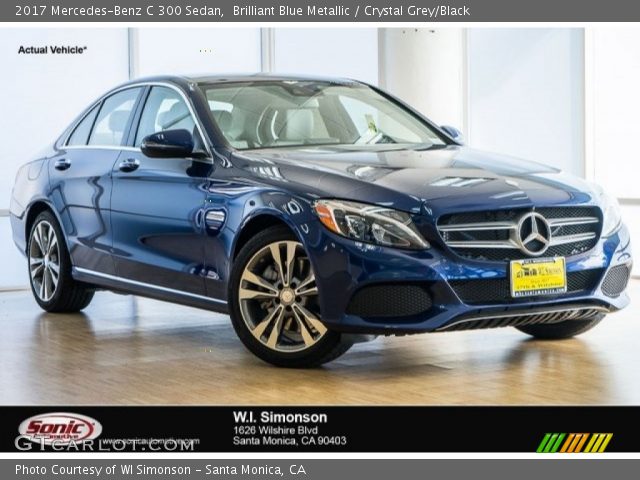 2017 Mercedes-Benz C 300 Sedan in Brilliant Blue Metallic