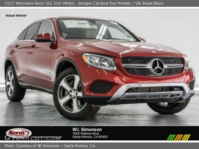 2017 Mercedes-Benz GLC 300 4Matic in designo Cardinal Red Metallic