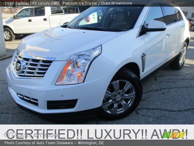 2016 Cadillac SRX Luxury AWD in Platinum Ice Tricoat