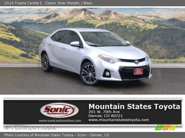 2014 Toyota Corolla S in Classic Silver Metallic