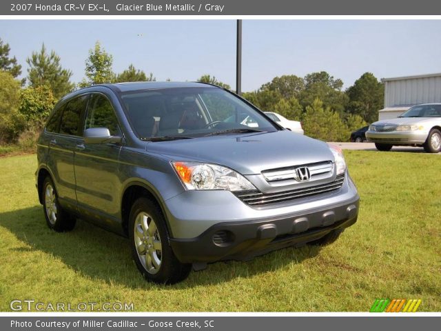 2007 Honda CR-V EX-L in Glacier Blue Metallic