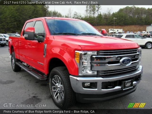 2017 Ford F250 Super Duty Lariat Crew Cab 4x4 in Race Red