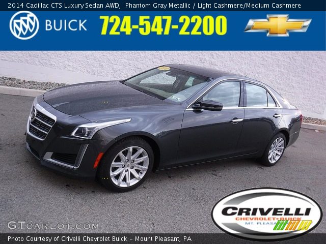 2014 Cadillac CTS Luxury Sedan AWD in Phantom Gray Metallic