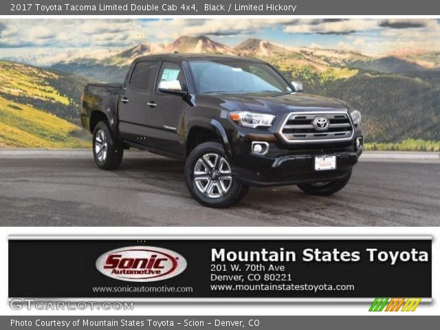 2017 Toyota Tacoma Limited Double Cab 4x4 in Black